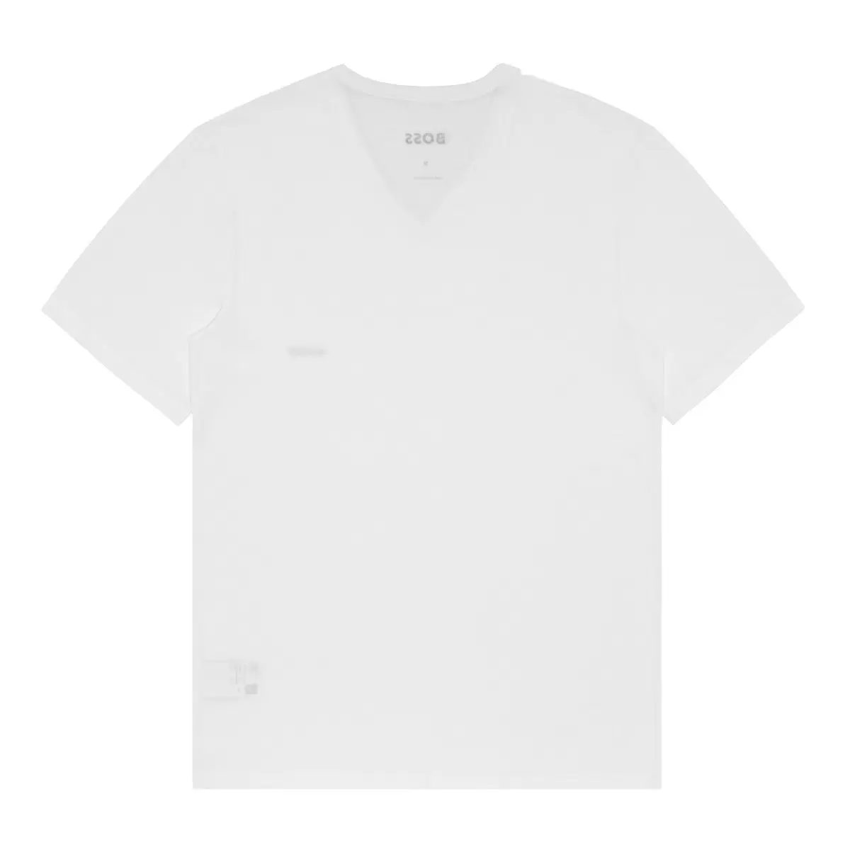 Hugo Boss 男V領短袖內衣三入組 白 XL