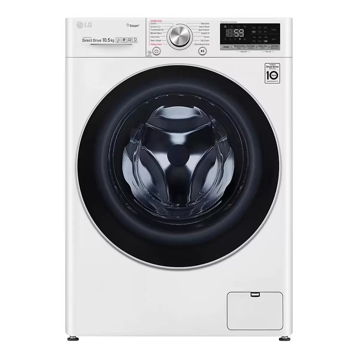 LG 10.5公斤 蒸洗脫滾筒洗衣機 WD-S105VCW + 10公斤 免曬衣乾衣機 WR-100VW