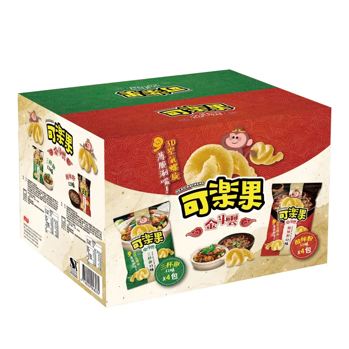 可樂果 金斗雲綜合口味 135公克 X 8包