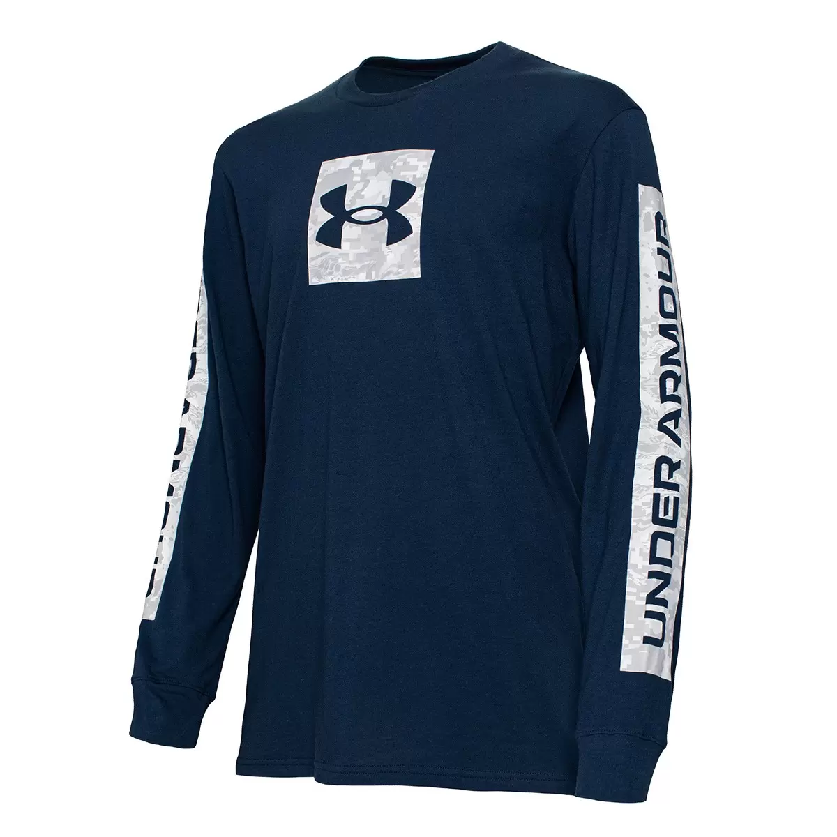 Under Armour 男長袖上衣 藍 M