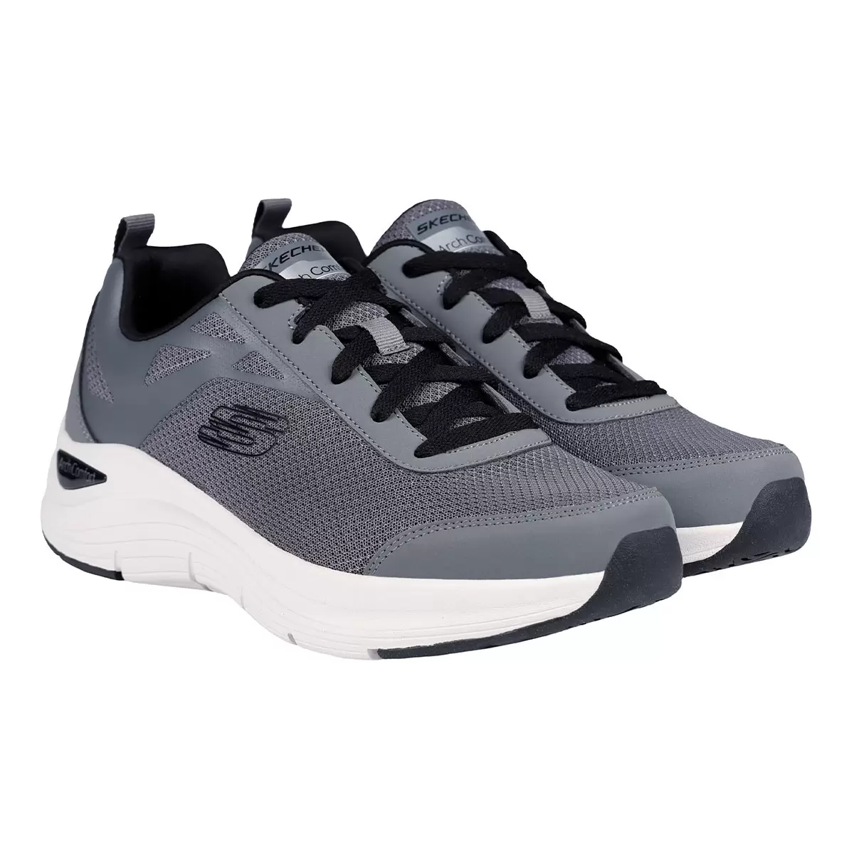 Skechers 男休閒運動鞋 灰 US 12