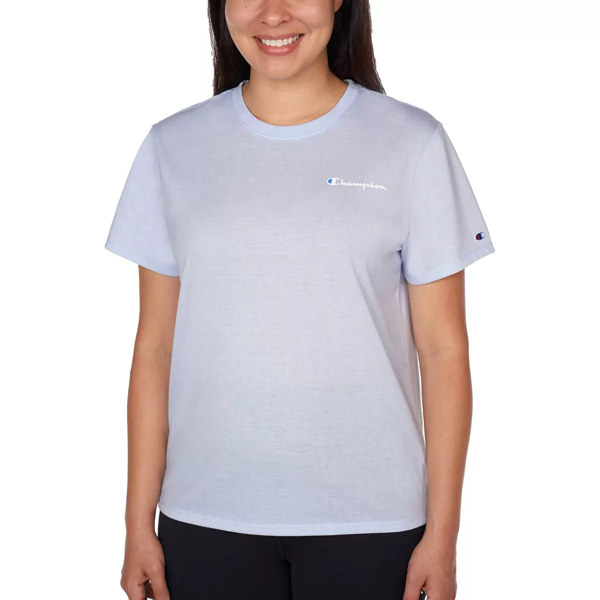 Champion 女Logo寬鬆圓領短袖上衣