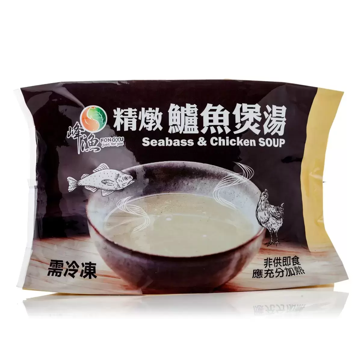 峰漁 冷凍精燉鱸魚煲湯 600公克 X 5包