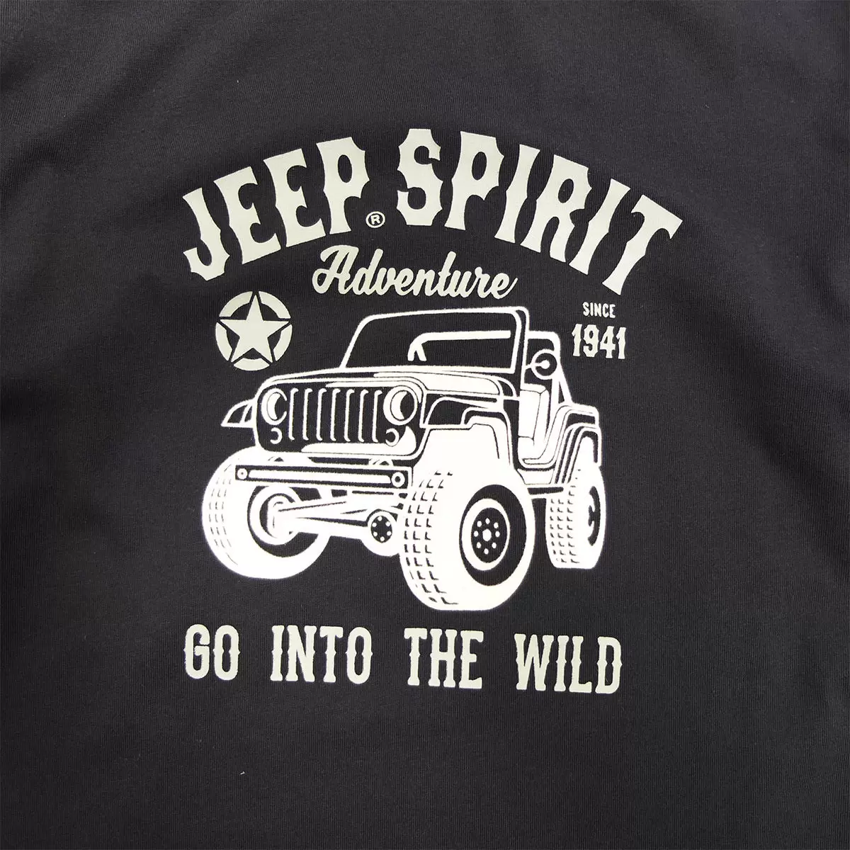 Jeep 男長袖上衣 深藍 S