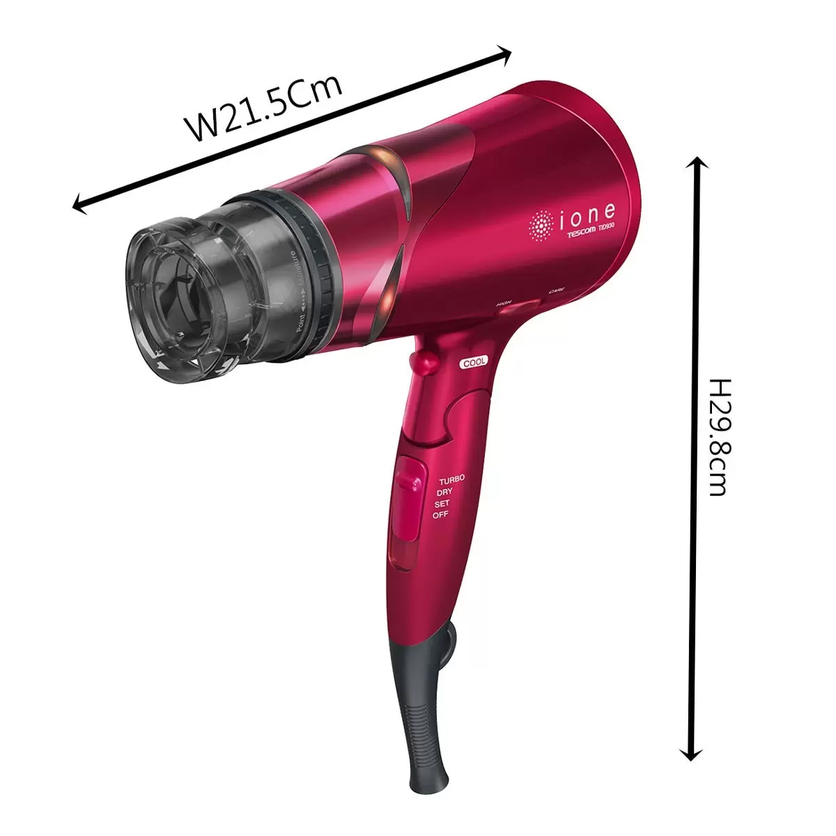 Tescom 負離子吹風機 TID930TW - 5