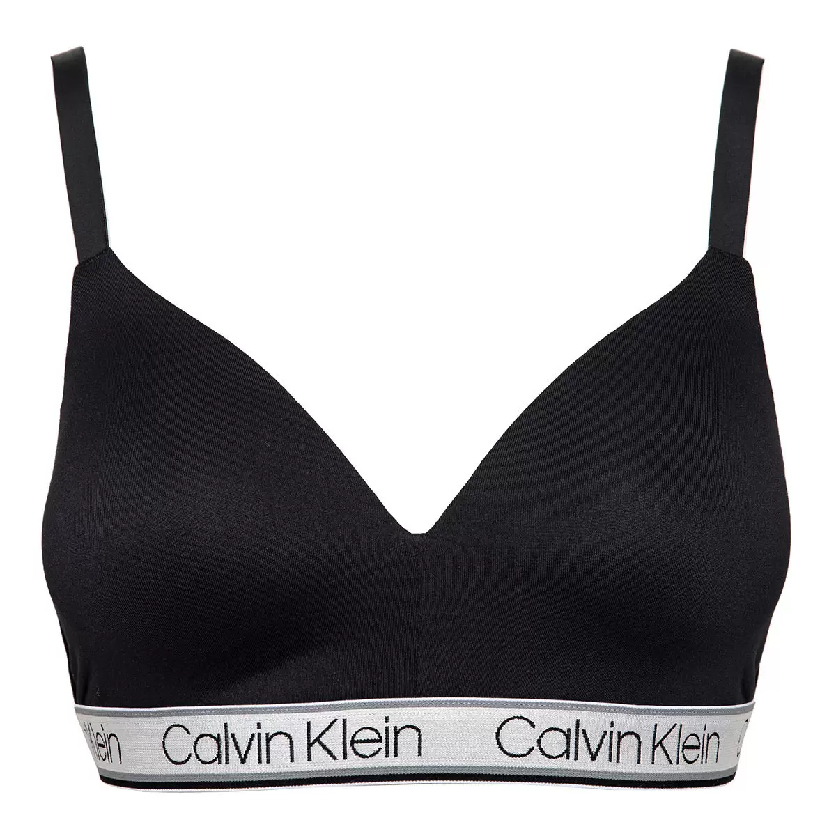 Calvin Klein 女無鋼圈內衣兩入組 黑/膚 M