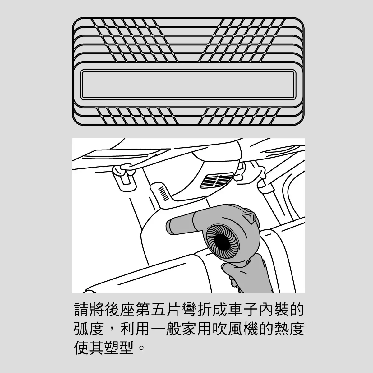 3D 神爪全方位五件式汽車踏墊