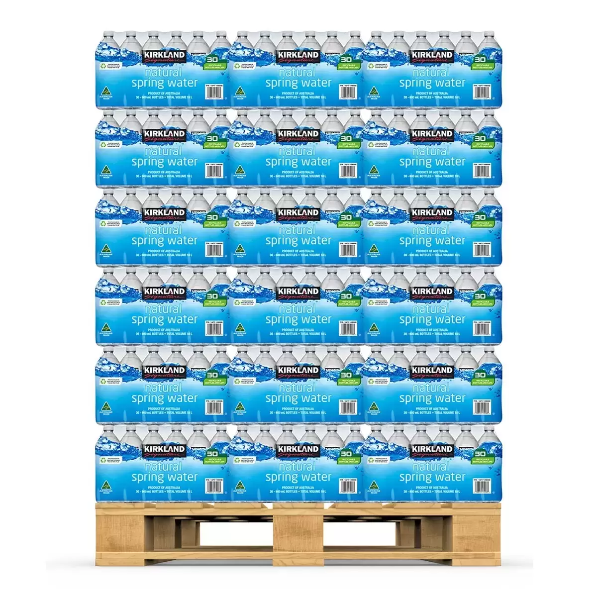 Kirkland Signature 科克蘭 泉水 600毫升 X 30瓶 X 54入