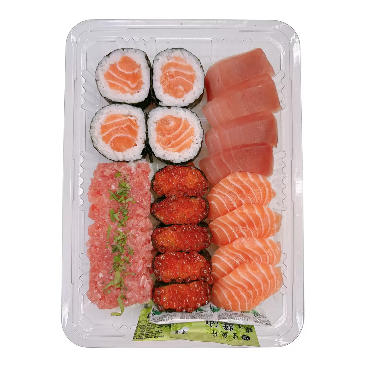 鮭魚鮪魚壽司組合22入