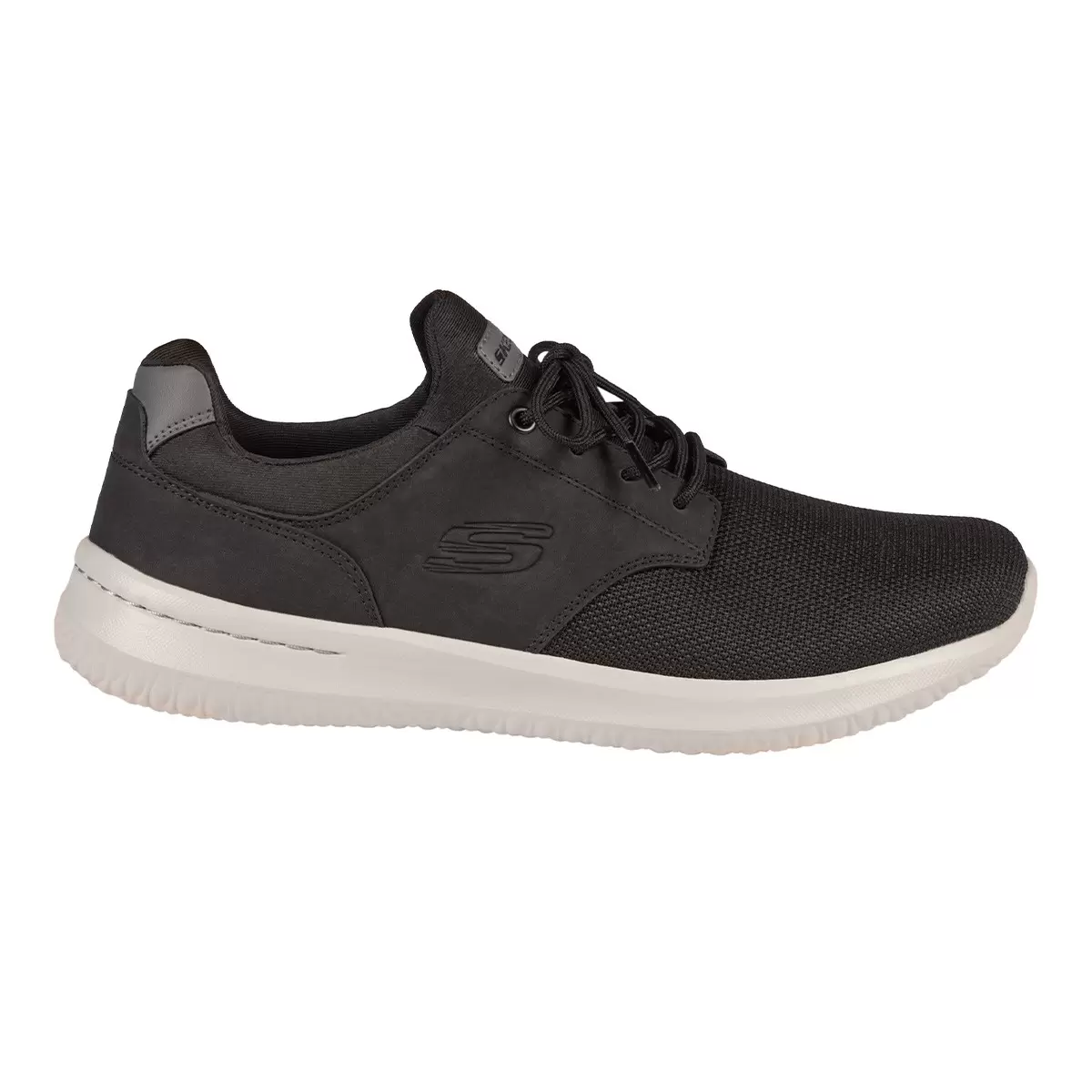 Skechers 男 Delson 休閒鞋 黑 US 11