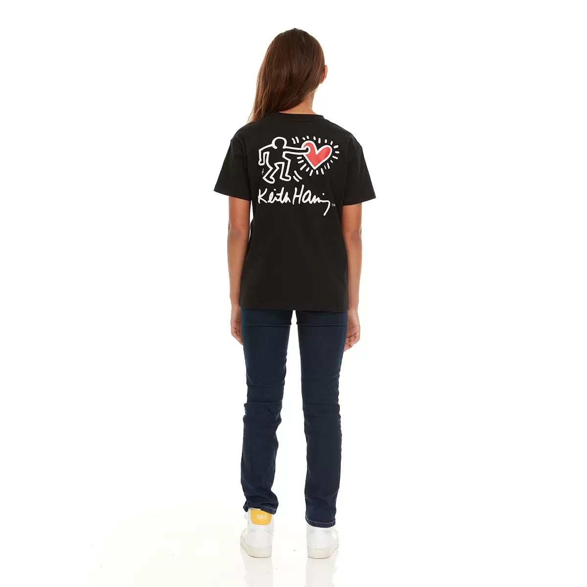 Keith Haring 兒童短袖上衣三件組 黑 M