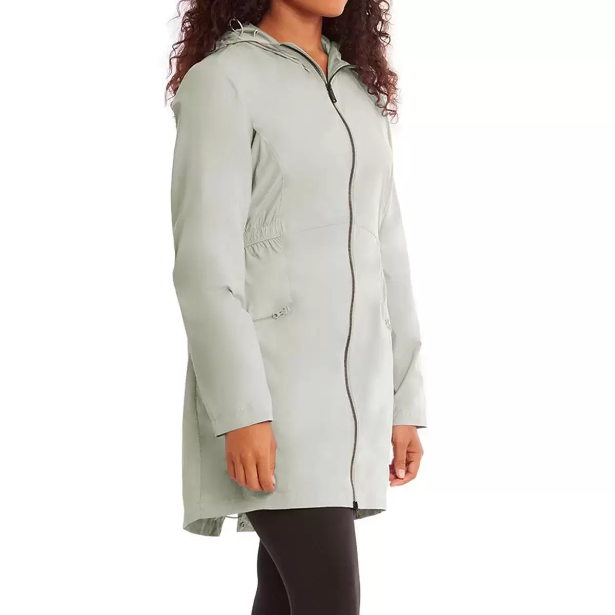 Kirkland Signature 科克蘭 女連帽輕量外套 綠 M
