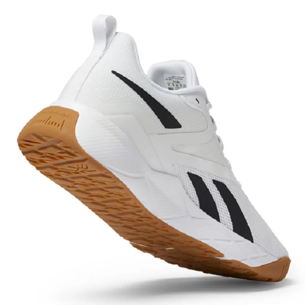 Reebok 男運動慢跑鞋 白 US 8.5