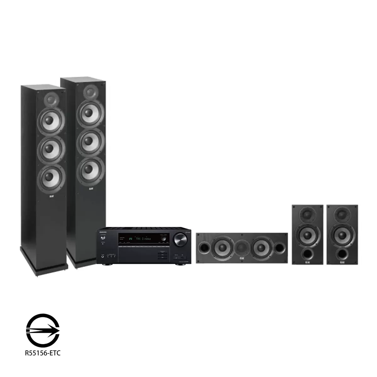 ONKYO ELAC 五聲道家庭劇院組合 TXNR6100.DF62.DC52.DB52 - 2