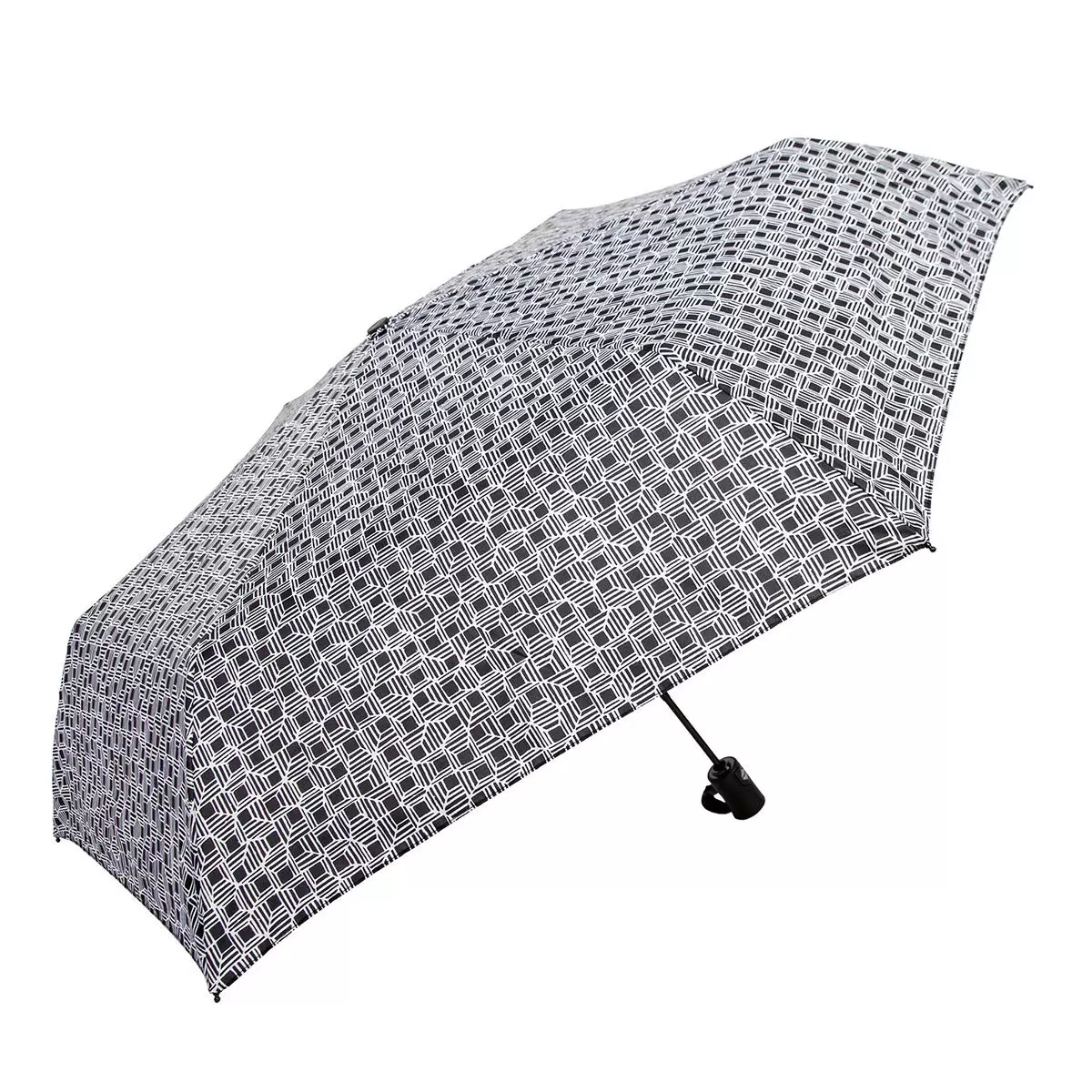ShedRain 42吋抗UV 晴雨兩用自動傘 黑方塊