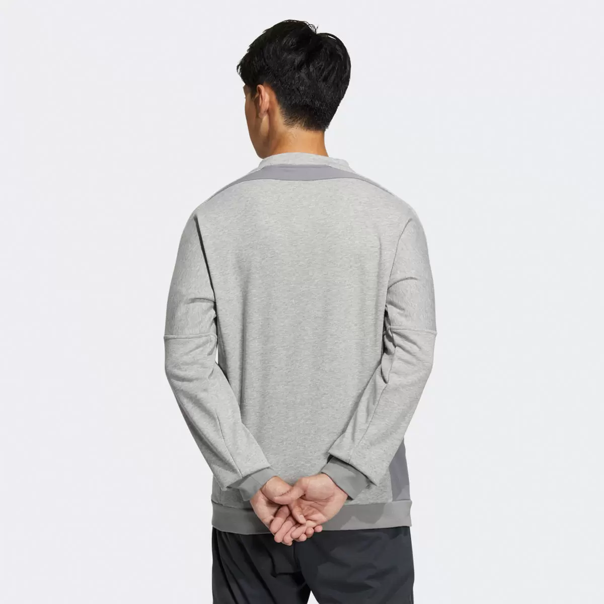 Adidas Golf 男長袖上衣 灰 S