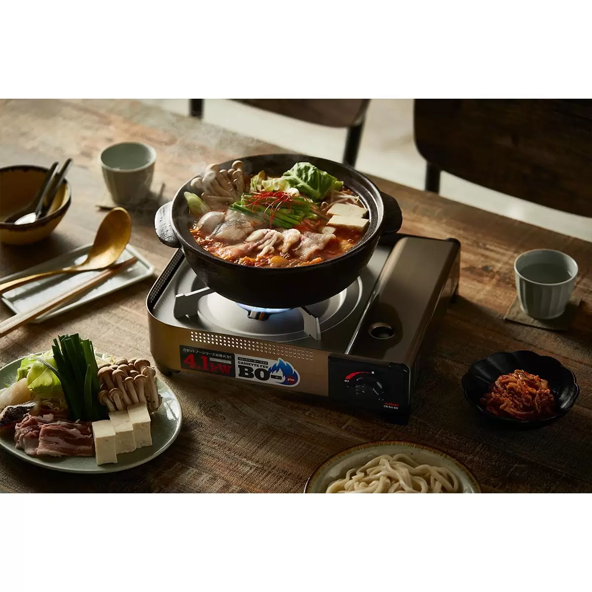 岩谷 4.1kW 防風磁吸式卡式爐 CB-AH-41F 含外盒