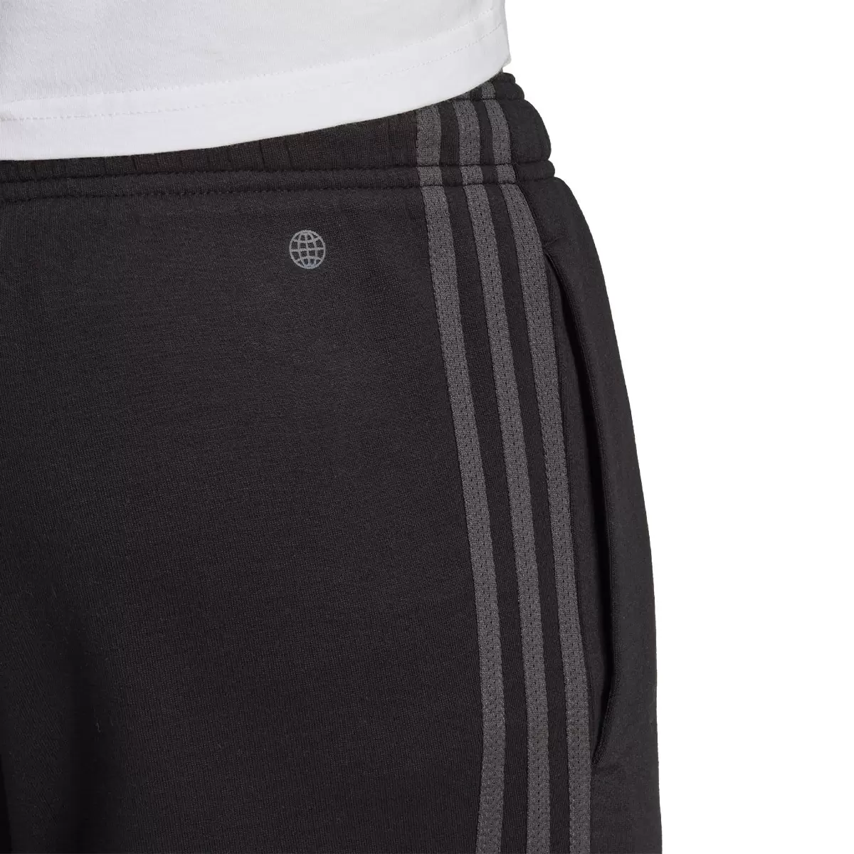 Adidas 男刷毛長褲 黑 S