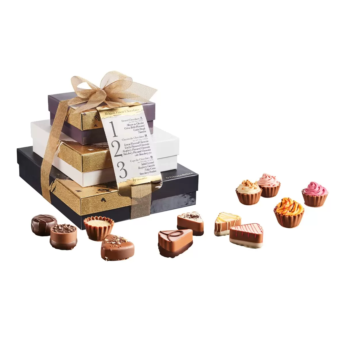 Chocodelice Grandeur Box 甜點造型比利時巧克力禮盒 509公克 - 2