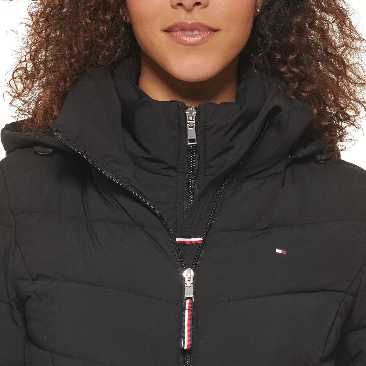 Tommy Hilfiger 女長版外套 黑 S