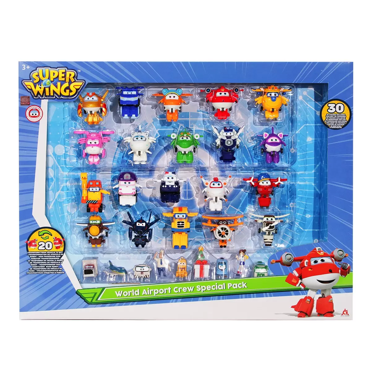 Super Wings 迷你變形機器人 30入組