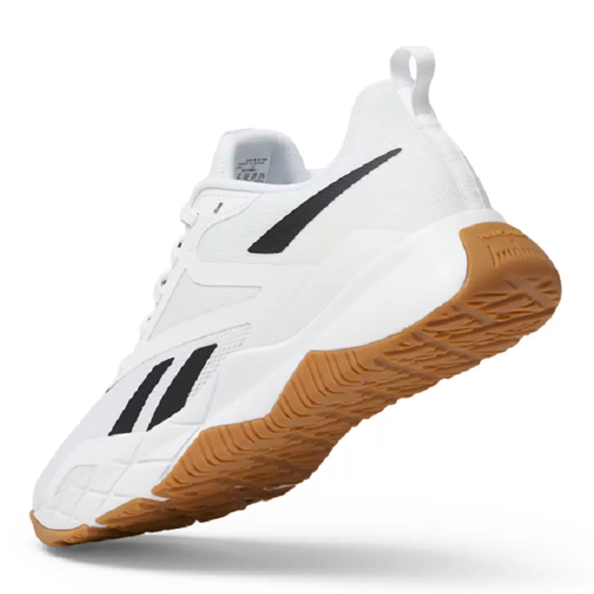 Reebok 男運動慢跑鞋 白 US 8.5