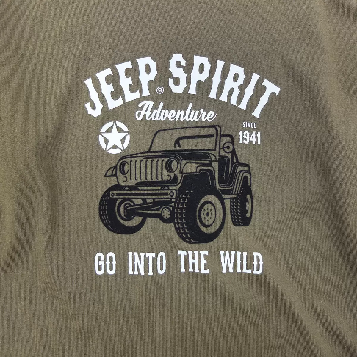 Jeep 男長袖上衣 墨綠 M
