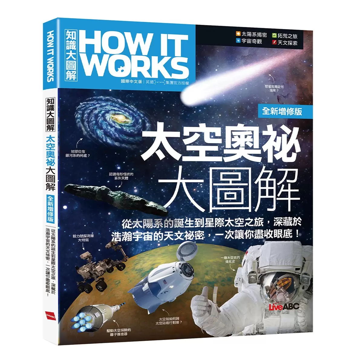 How It Works知識大圖解 交通科技大圖解(全新增修版)【純書版】+ How It Works知識大圖解 太空奧祕大圖解(全新增修版)【純書版】2書合售