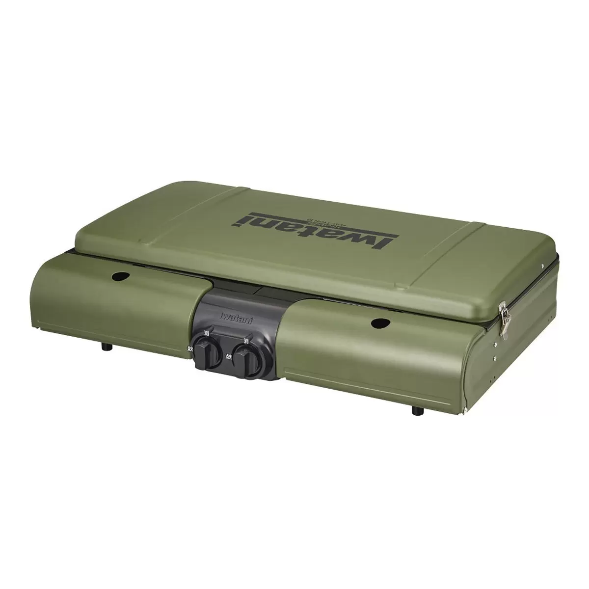 岩谷 3.3kW 雙口卡式爐 軍綠 CB-TBG-2
