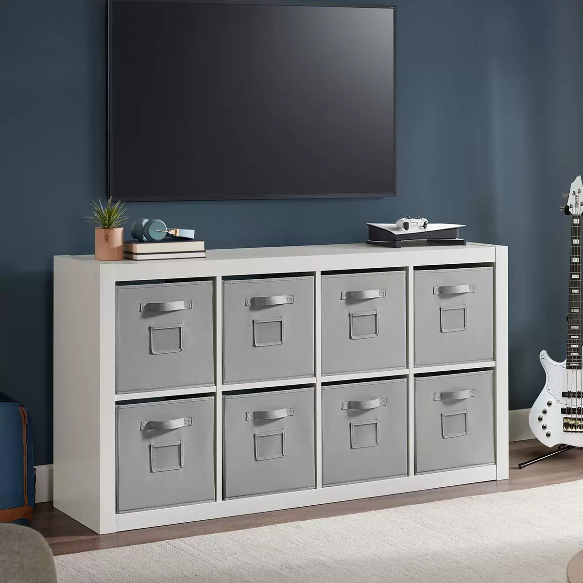 Bayside Furnishings 八格抽屜儲物櫃 白色