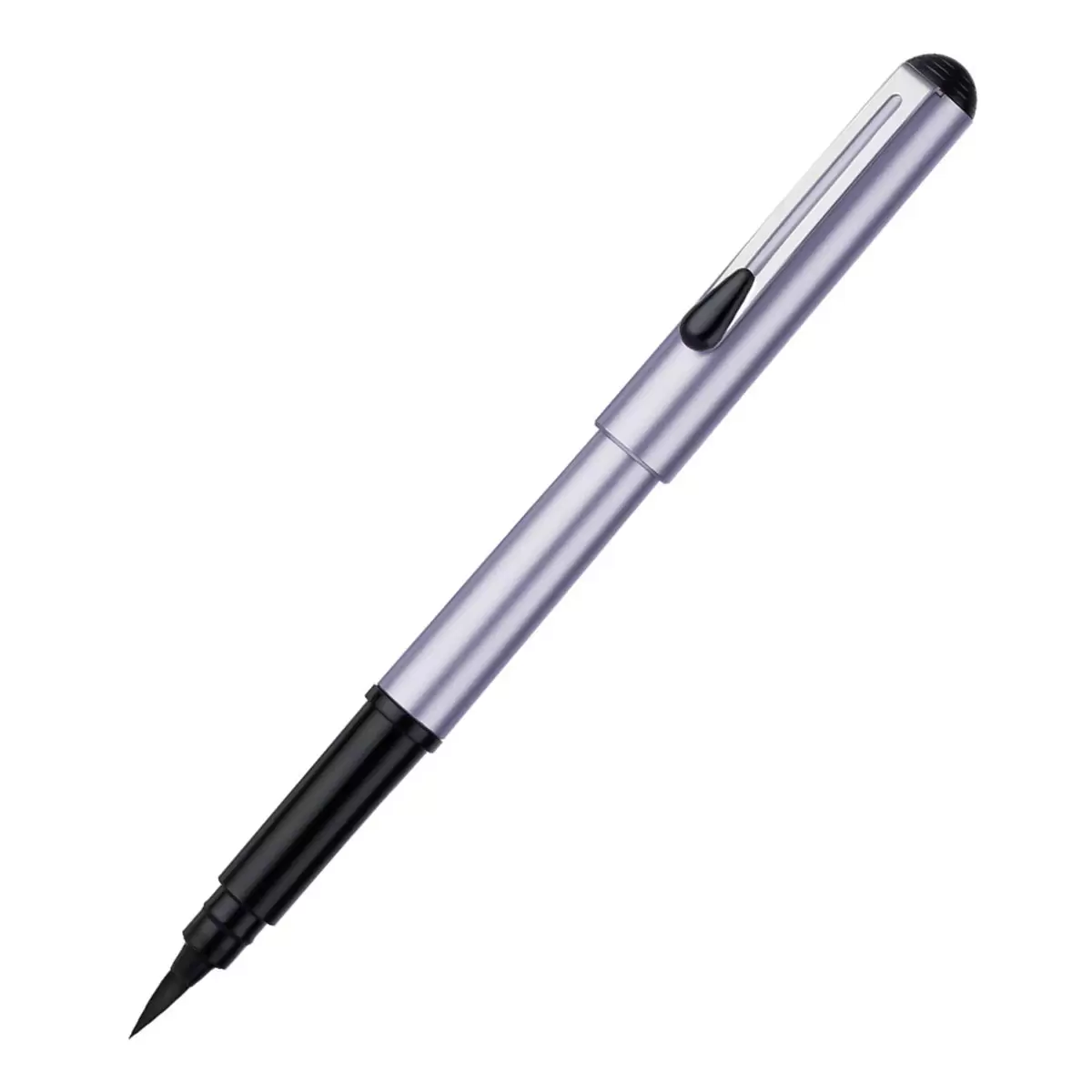 Pentel 攜帶型卡式毛筆 珠光紫 + 6支卡水芯