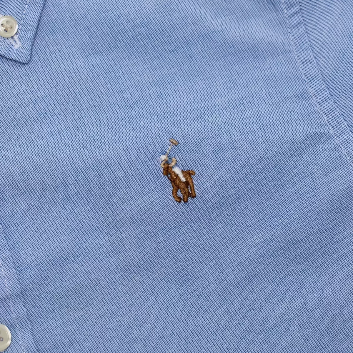 Polo Ralph Lauren 女童短袖襯衫 藍 12