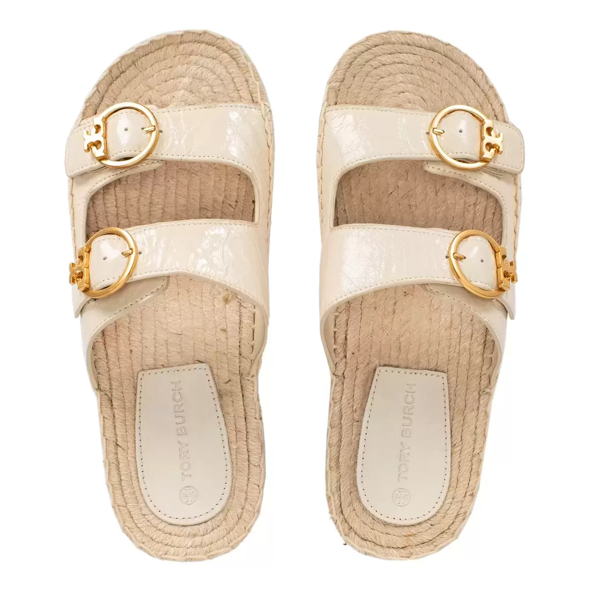 Tory Burch 女雙帶拖鞋 米白 US7