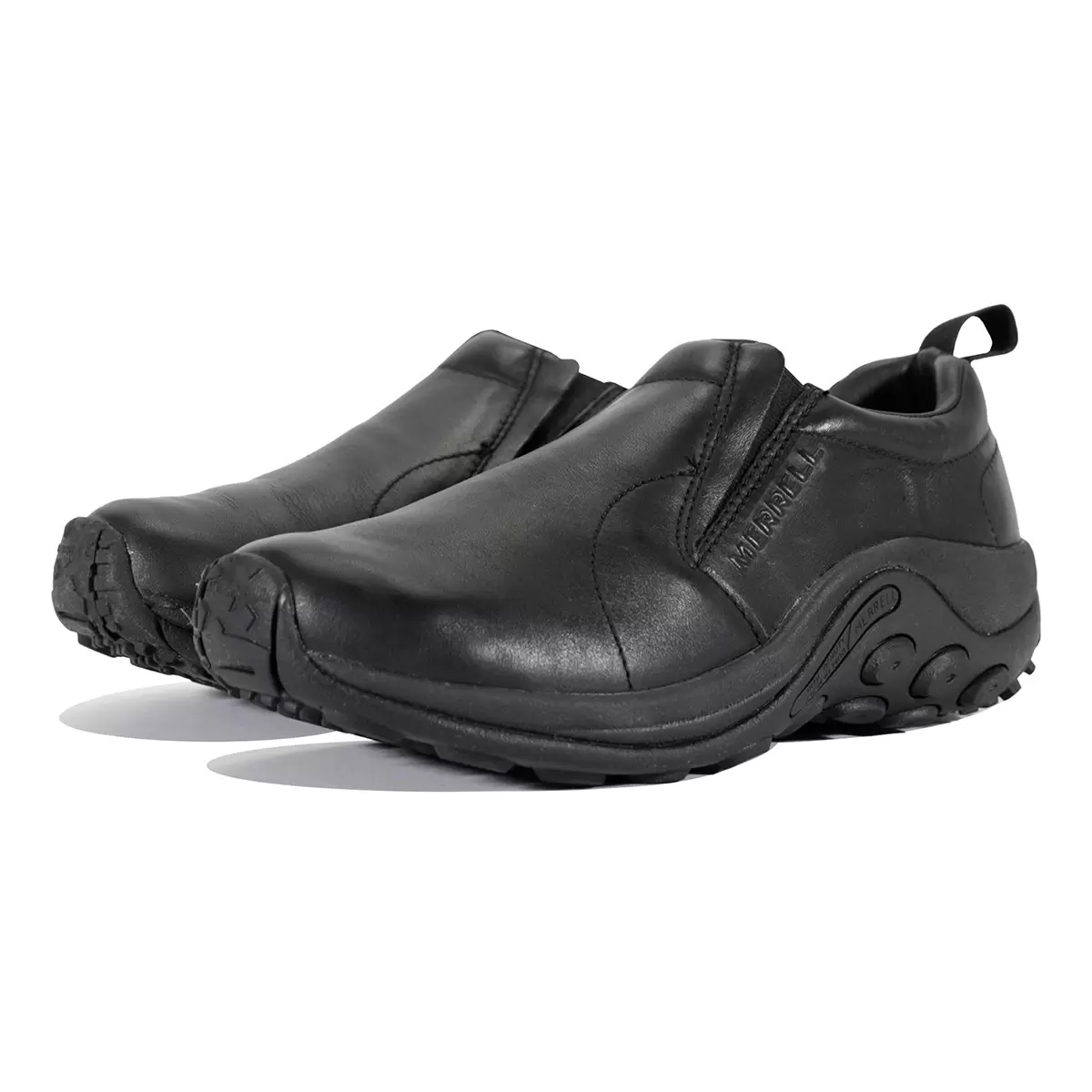 Merrell 男皮革休閒鞋 黑 US 13