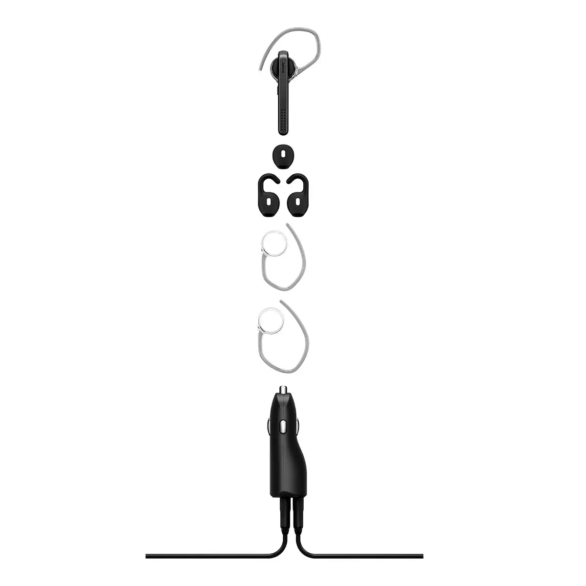 Jabra Talk 45 立體聲單耳藍牙耳機 曜石黑