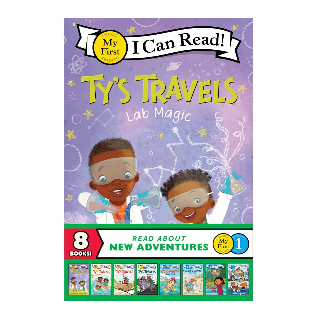 Harper I Can Read 兒童故事書 (8冊) 外文書 New Adventures
