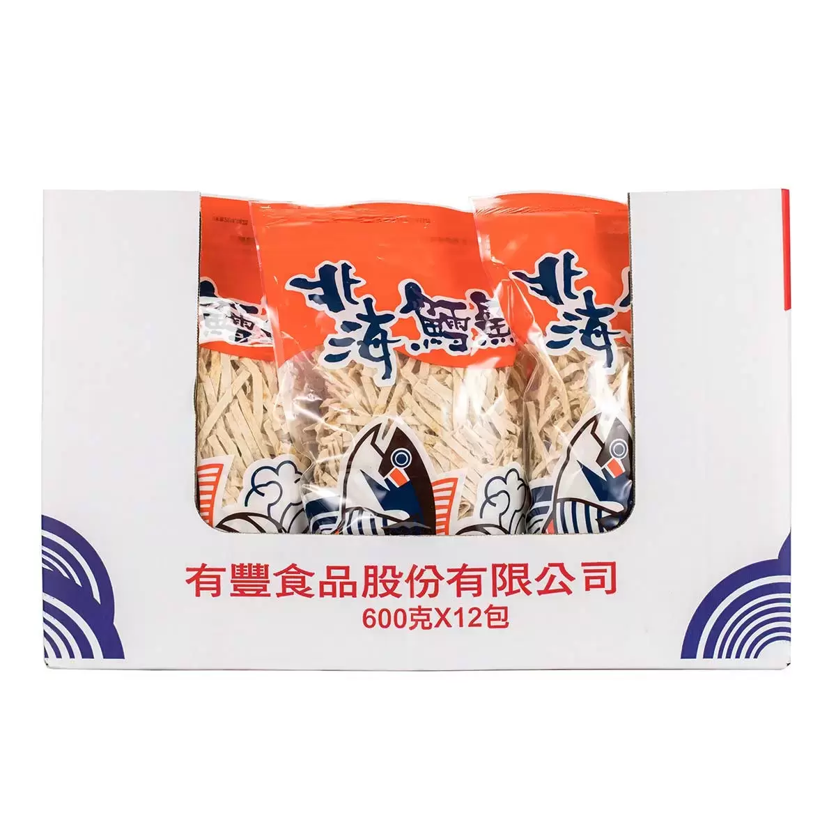 北海 鱈魚香絲 600公克 X 144袋