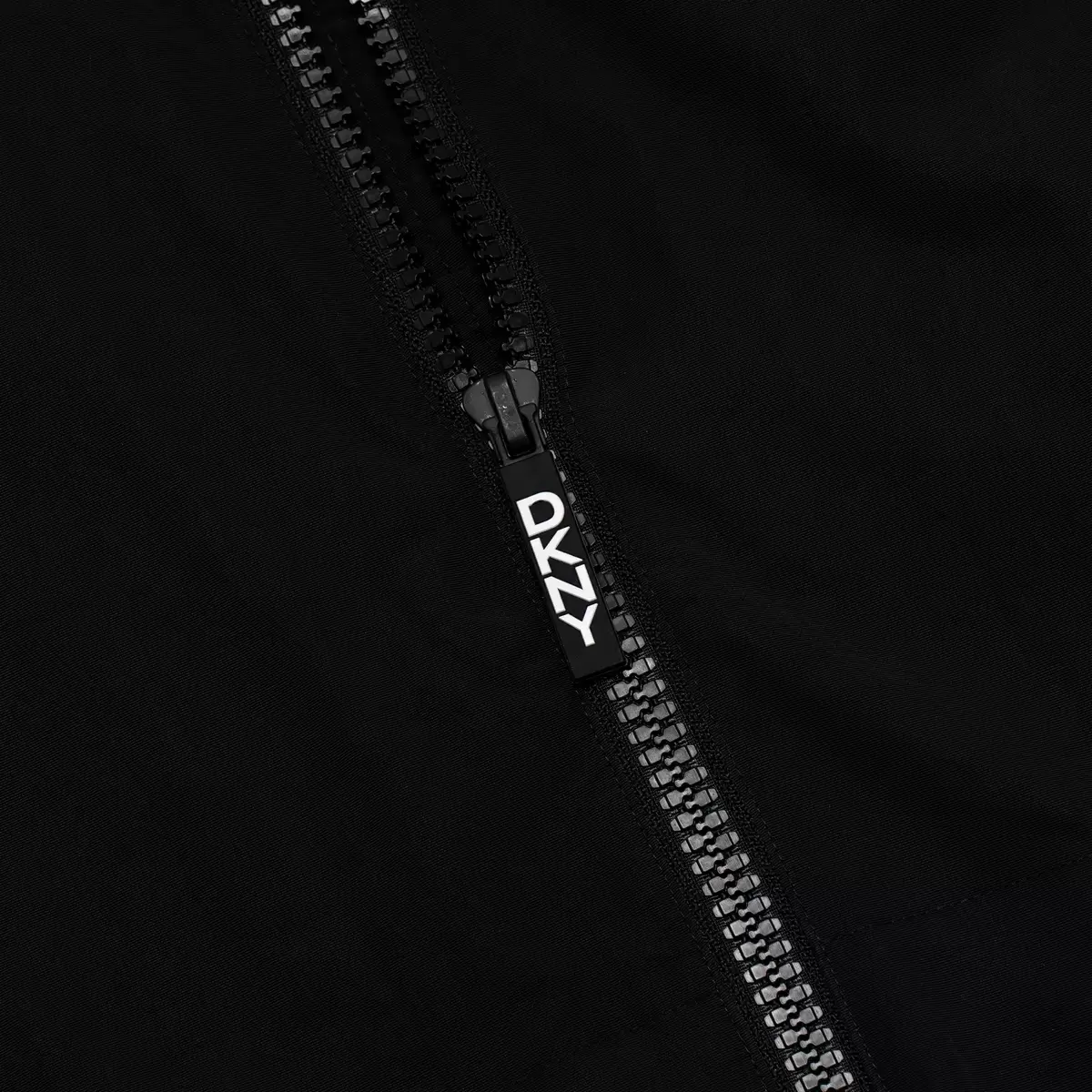 DKNY 男立領防風外套 黑色 L