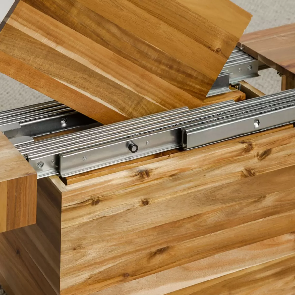 Transformer Table 可延伸式餐桌椅組 淺咖啡色