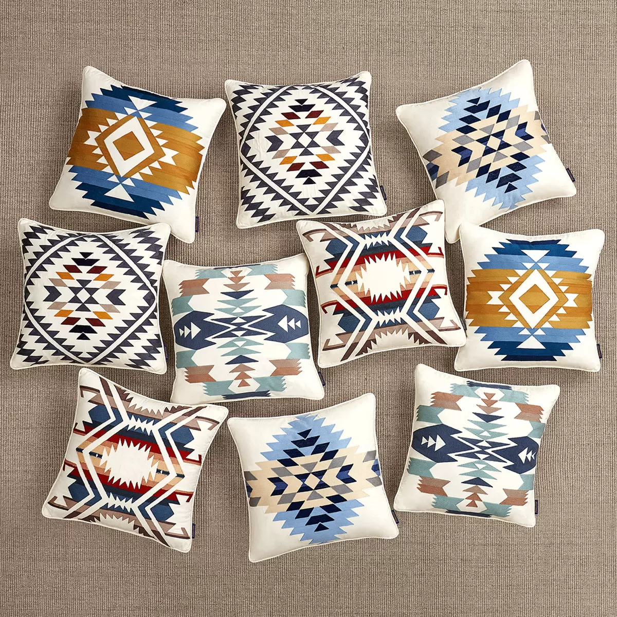 Pendleton 刺繡抱枕二入組 45公分 X 45公分