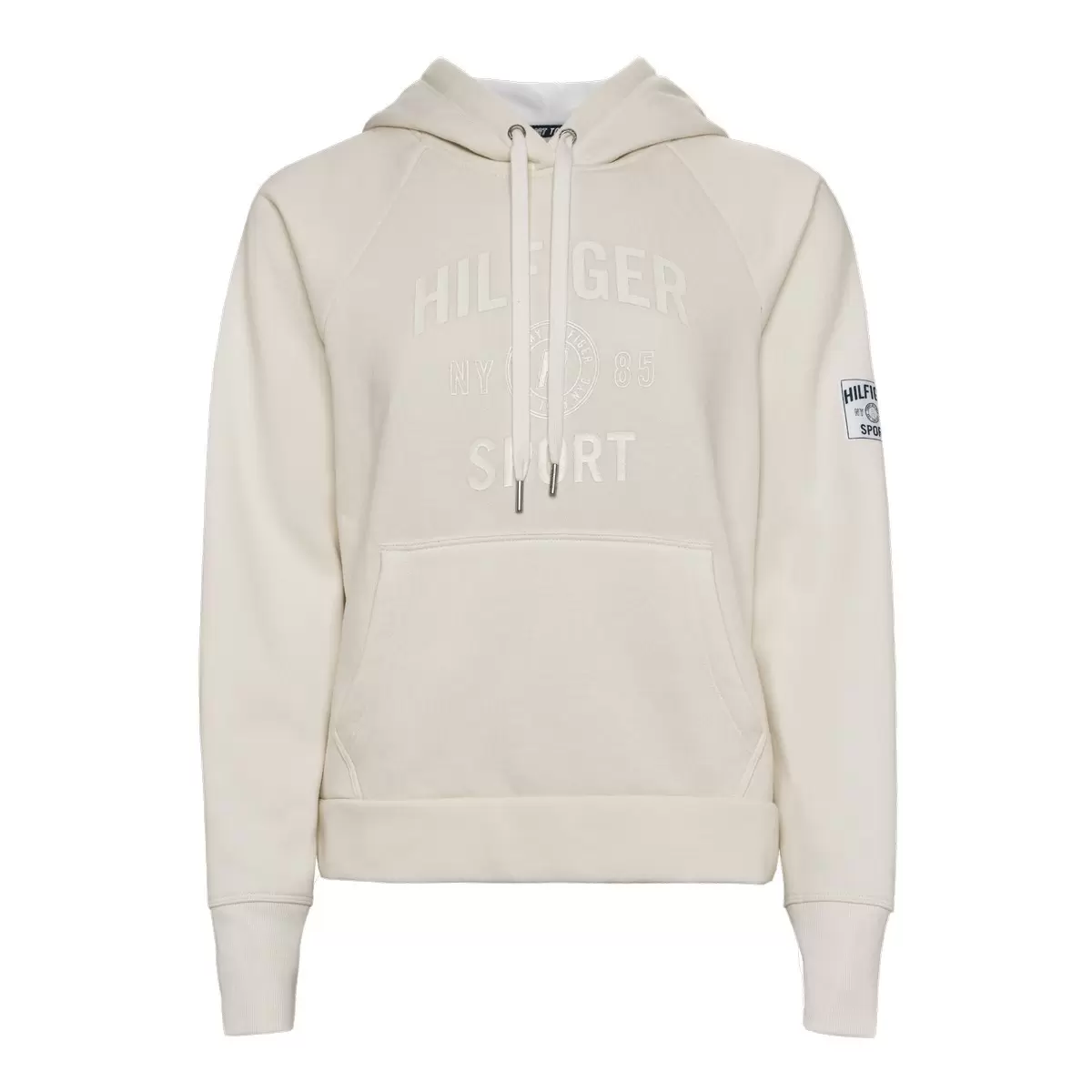 Tommy Hilfiger 女長袖連帽上衣 奶油白 XL