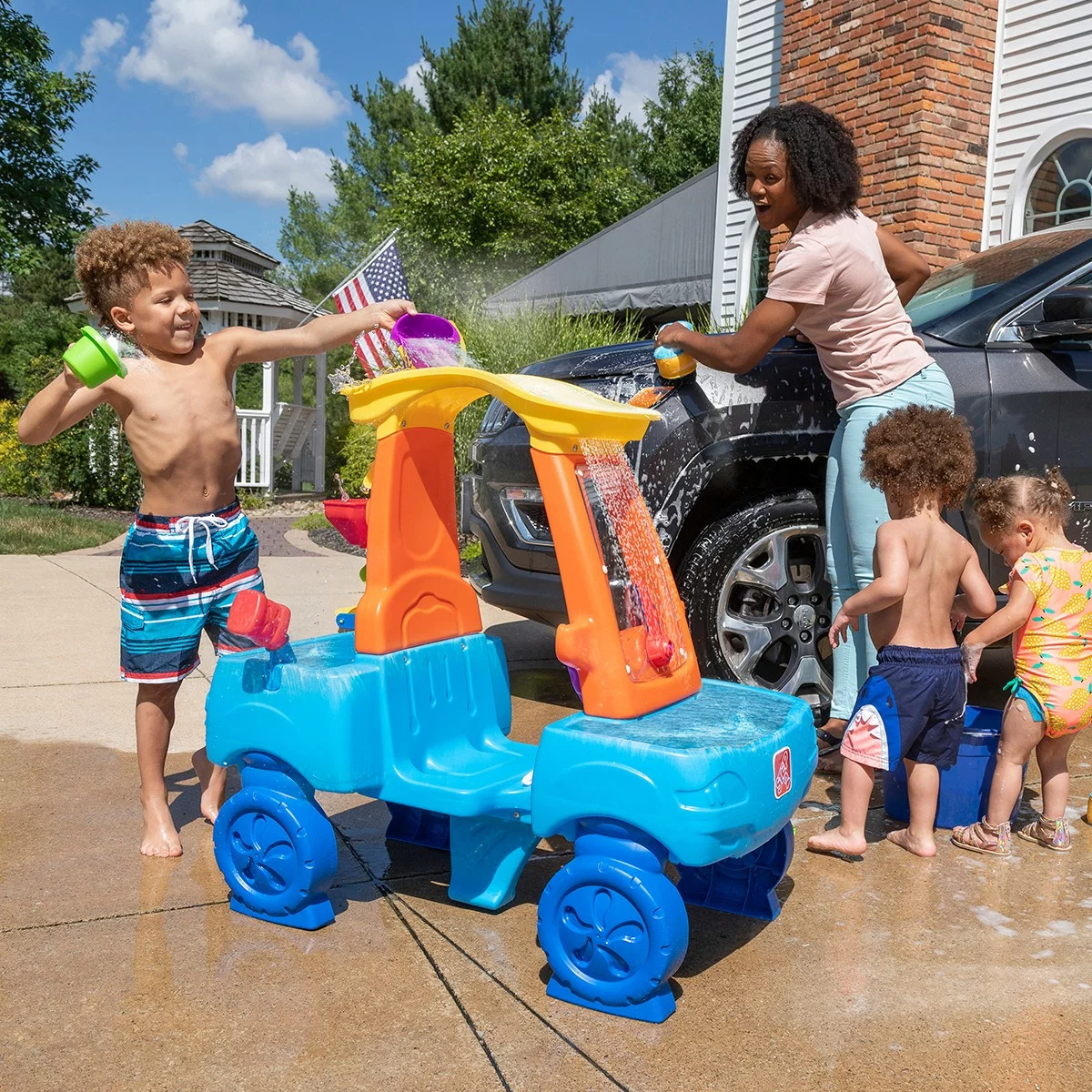 Step2 汽車造型戲水桌 / 3歲以上 - 5