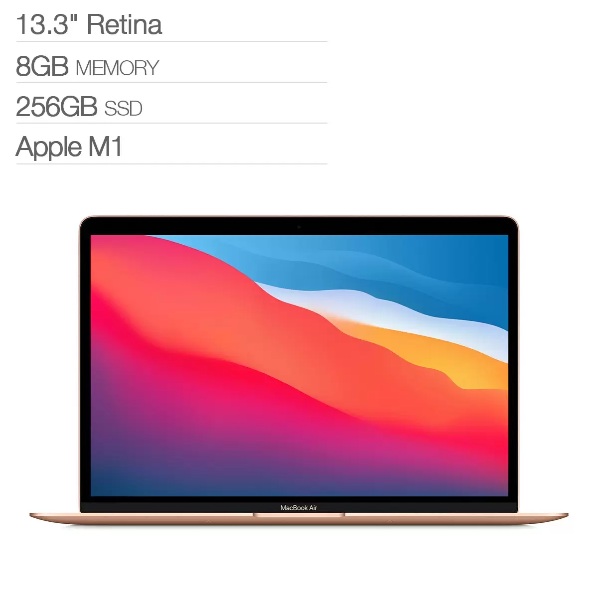 Apple MacBook Air 13吋 M1晶片 8核心 8GB 256GB SSD 金