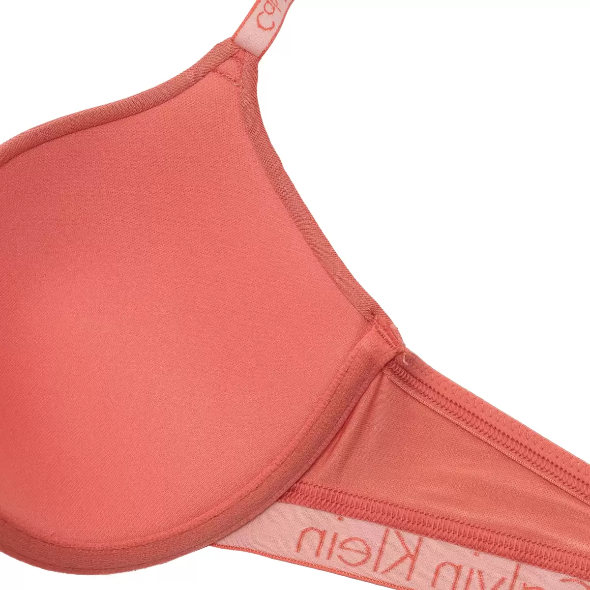 Calvin Klein 女舒適軟鋼圈內衣 兩入組 白色 & 石英粉紅色 34B