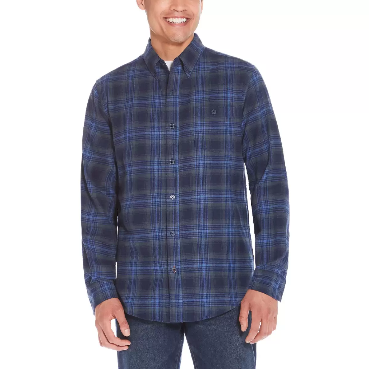 Weatherproof Vintage 男法蘭絨長袖襯衫