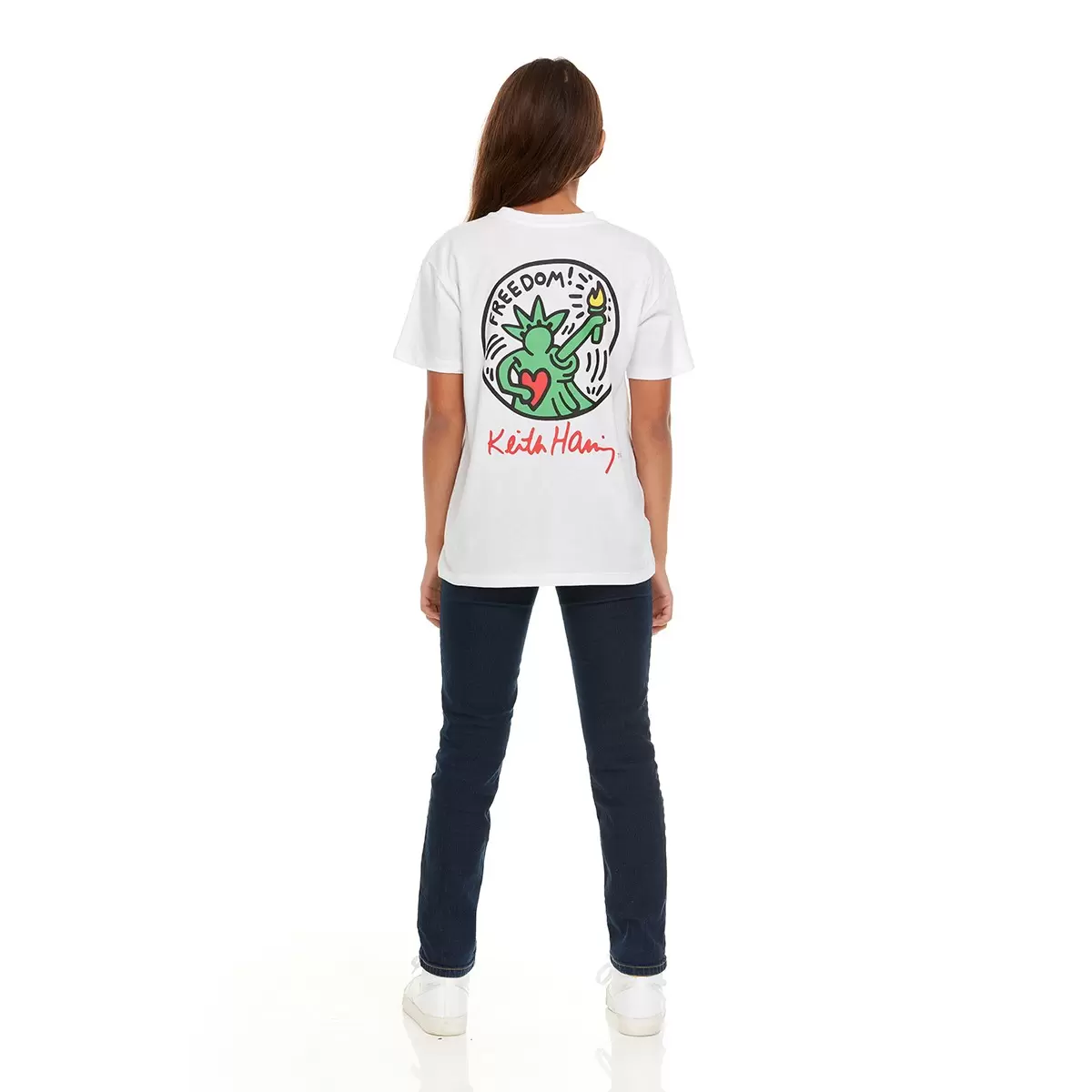 Keith Haring 兒童短袖上衣三件組 黑 M