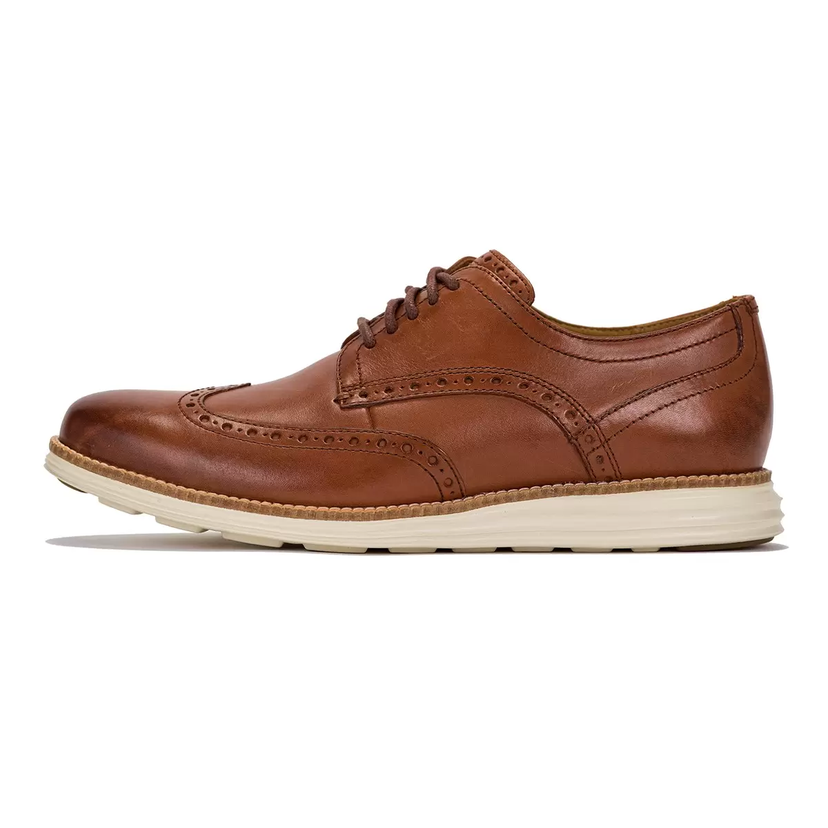 Cole Haan 男雕花牛津皮鞋 咖啡