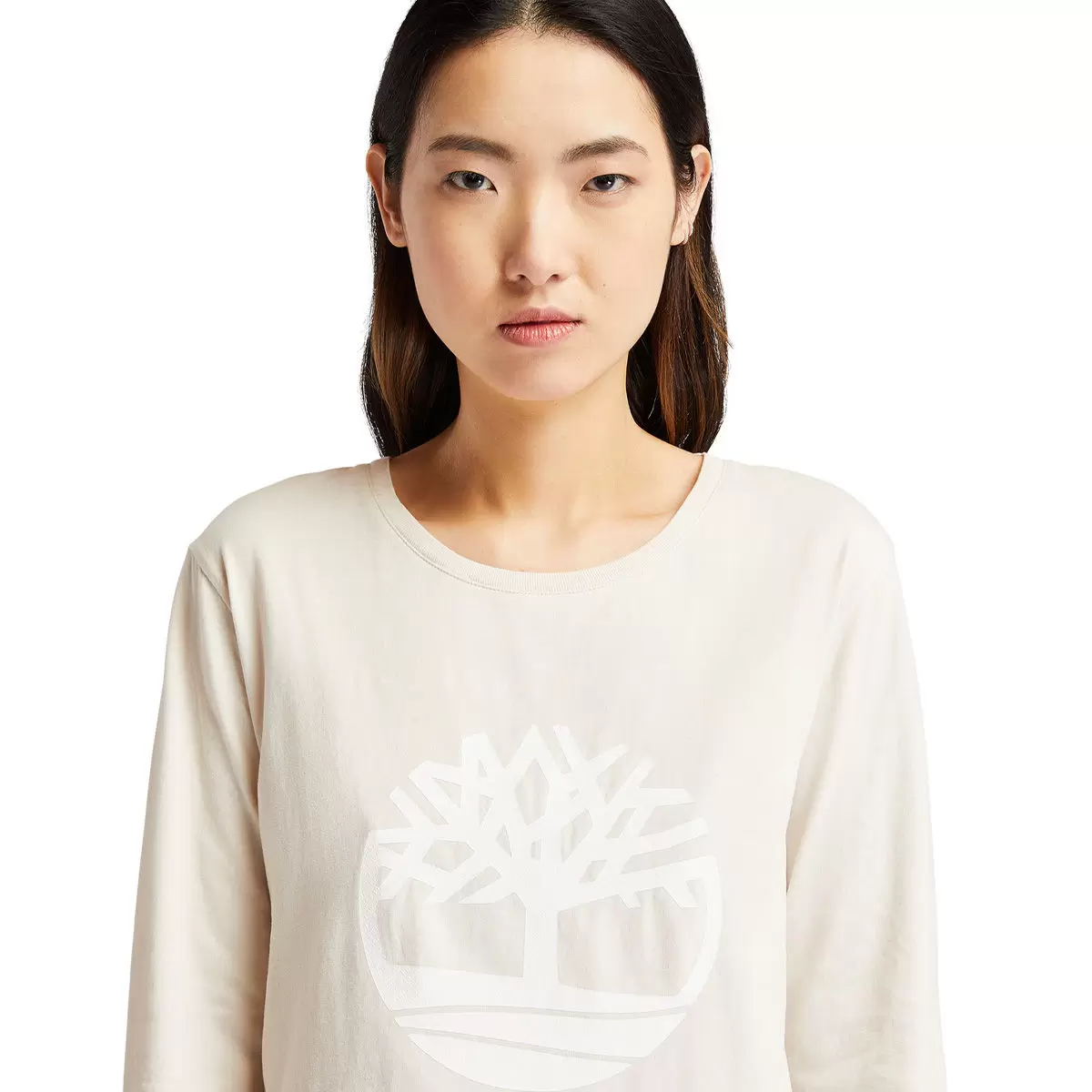 Timberland 女長袖上衣 米白 M