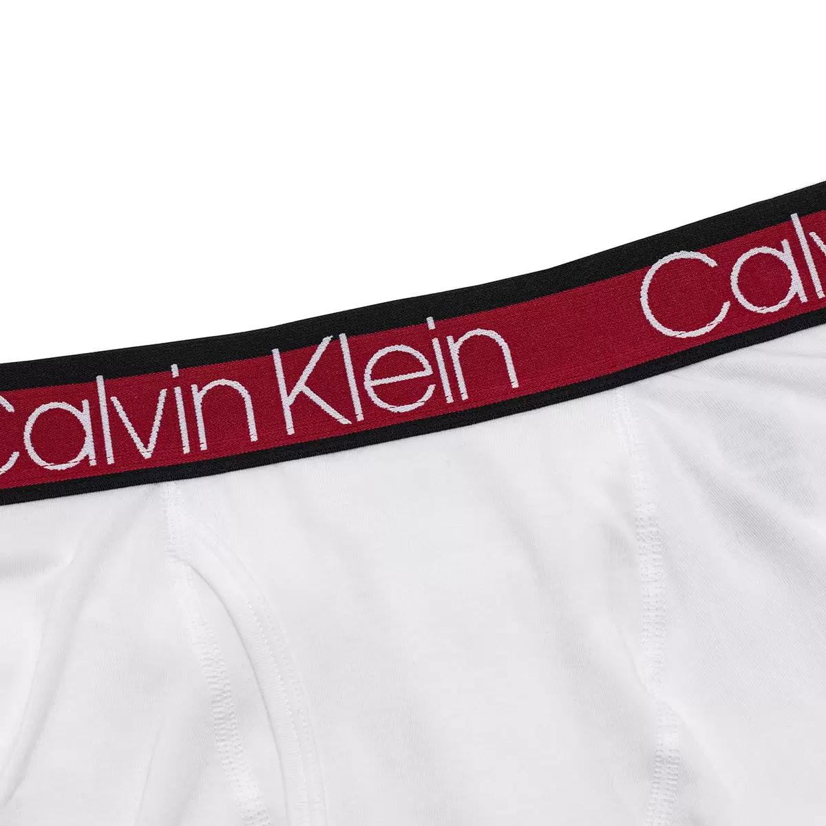 Calvin Klein 男棉混紡平口褲3入組 白 M