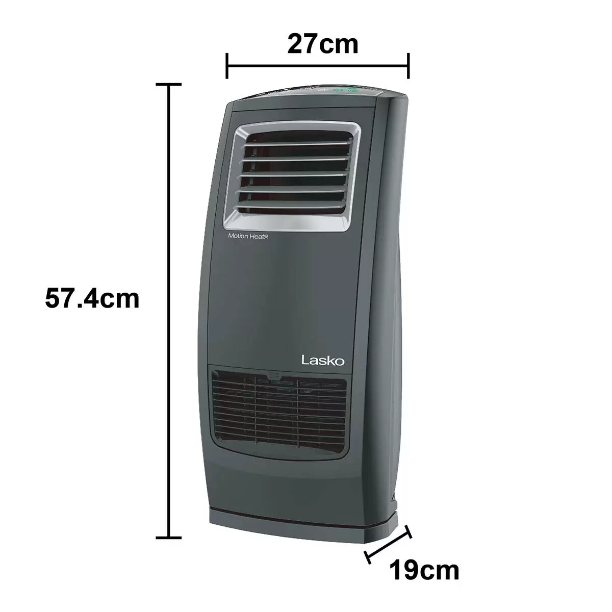 樂司科 黑麥克陶瓷電暖器 CC23161TW